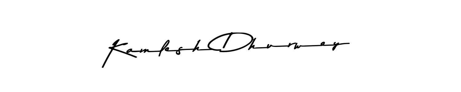 How to make Kamlesh Dhurwey signature? Asem Kandis PERSONAL USE is a professional autograph style. Create handwritten signature for Kamlesh Dhurwey name. Kamlesh Dhurwey signature style 9 images and pictures png