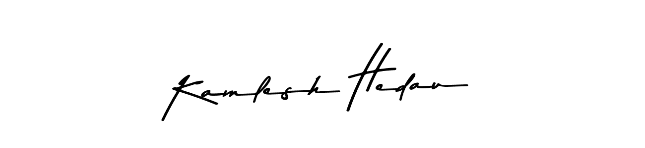 Make a beautiful signature design for name Kamlesh Hedau. Use this online signature maker to create a handwritten signature for free. Kamlesh Hedau signature style 9 images and pictures png