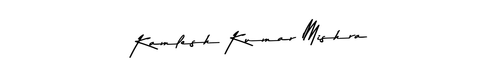 Make a beautiful signature design for name Kamlesh Kumar Mishra. With this signature (Asem Kandis PERSONAL USE) style, you can create a handwritten signature for free. Kamlesh Kumar Mishra signature style 9 images and pictures png