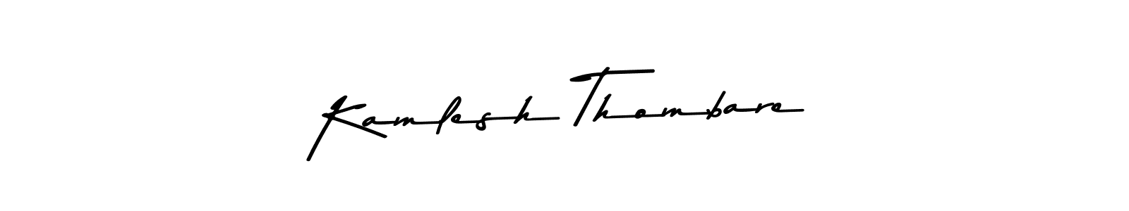 You can use this online signature creator to create a handwritten signature for the name Kamlesh Thombare. This is the best online autograph maker. Kamlesh Thombare signature style 9 images and pictures png