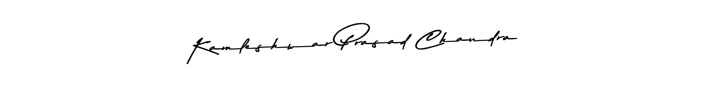 How to make Kamleshwar Prasad Chandra signature? Asem Kandis PERSONAL USE is a professional autograph style. Create handwritten signature for Kamleshwar Prasad Chandra name. Kamleshwar Prasad Chandra signature style 9 images and pictures png