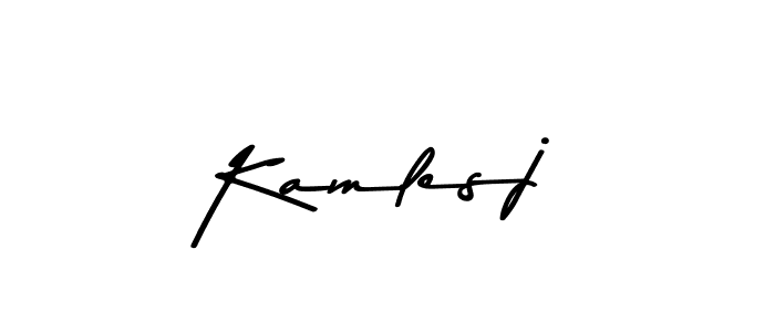 Make a beautiful signature design for name Kamlesj. Use this online signature maker to create a handwritten signature for free. Kamlesj signature style 9 images and pictures png