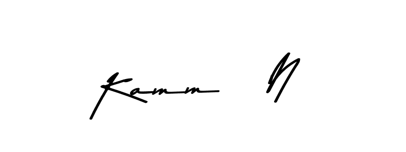 This is the best signature style for the Kamm   N name. Also you like these signature font (Asem Kandis PERSONAL USE). Mix name signature. Kamm   N signature style 9 images and pictures png