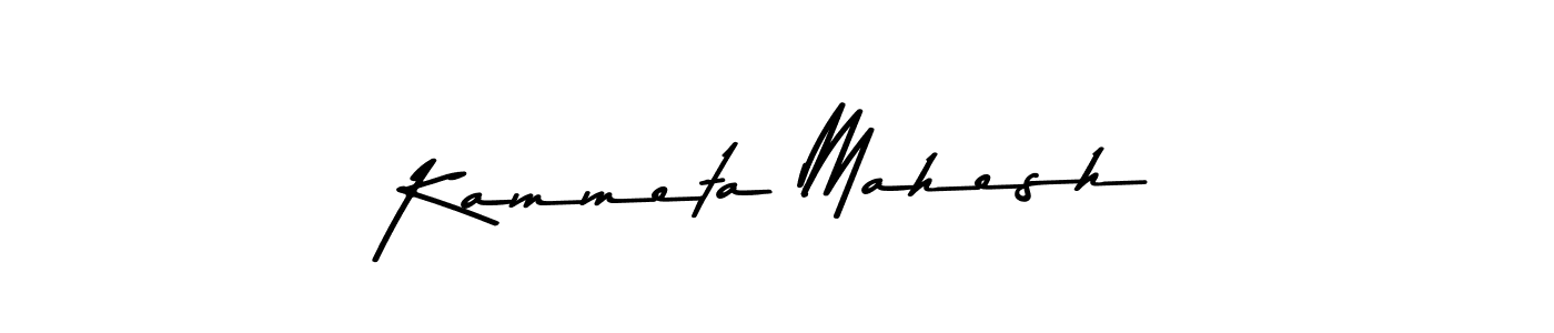 Make a beautiful signature design for name Kammeta Mahesh. With this signature (Asem Kandis PERSONAL USE) style, you can create a handwritten signature for free. Kammeta Mahesh signature style 9 images and pictures png