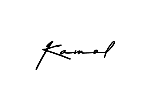 Make a beautiful signature design for name Kamol. With this signature (Asem Kandis PERSONAL USE) style, you can create a handwritten signature for free. Kamol signature style 9 images and pictures png