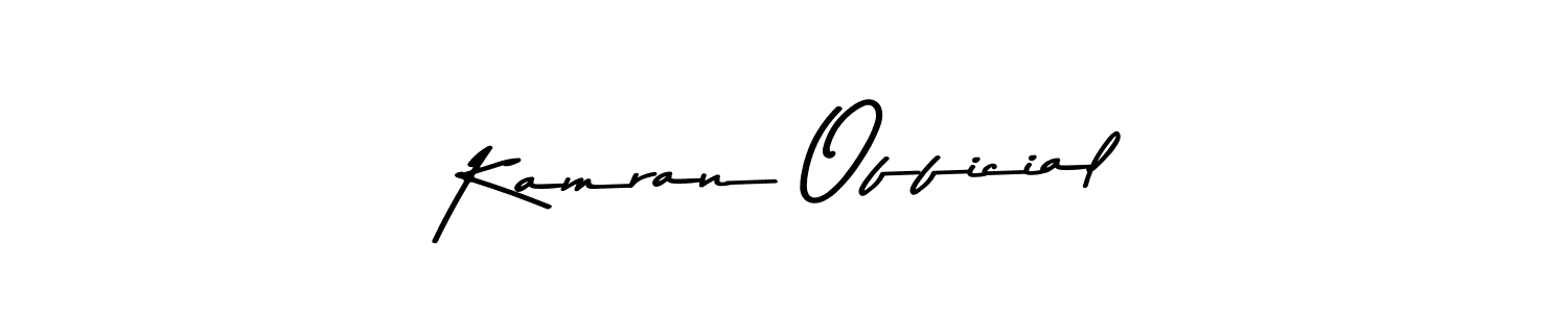Also You can easily find your signature by using the search form. We will create Kamran Official name handwritten signature images for you free of cost using Asem Kandis PERSONAL USE sign style. Kamran Official signature style 9 images and pictures png