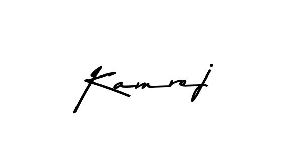 The best way (Asem Kandis PERSONAL USE) to make a short signature is to pick only two or three words in your name. The name Kamrej include a total of six letters. For converting this name. Kamrej signature style 9 images and pictures png