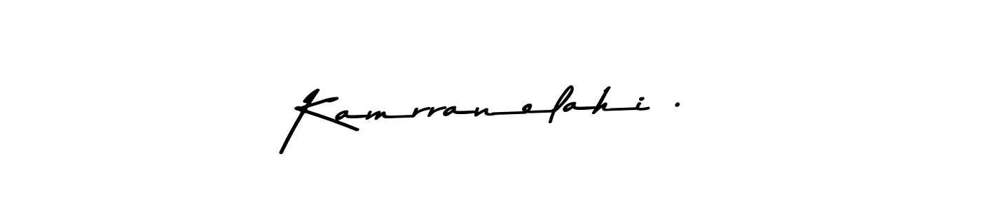 You should practise on your own different ways (Asem Kandis PERSONAL USE) to write your name (Kamrranelahi .) in signature. don't let someone else do it for you. Kamrranelahi . signature style 9 images and pictures png