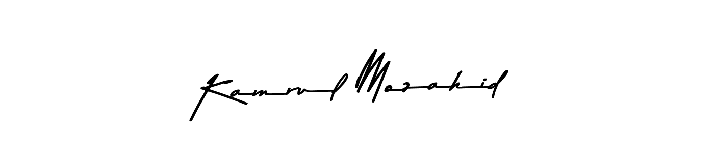 You should practise on your own different ways (Asem Kandis PERSONAL USE) to write your name (Kamrul Mozahid) in signature. don't let someone else do it for you. Kamrul Mozahid signature style 9 images and pictures png