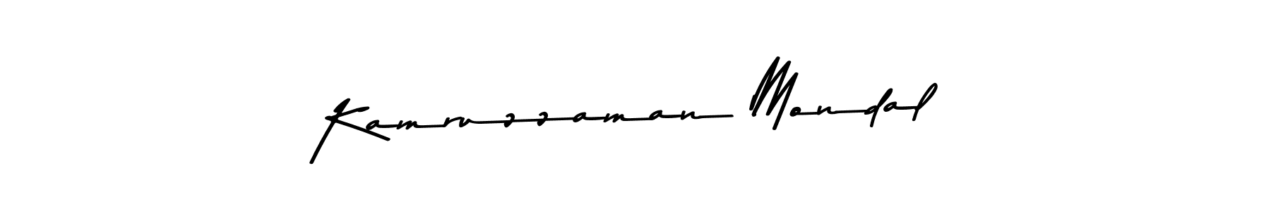 if you are searching for the best signature style for your name Kamruzzaman Mondal. so please give up your signature search. here we have designed multiple signature styles  using Asem Kandis PERSONAL USE. Kamruzzaman Mondal signature style 9 images and pictures png