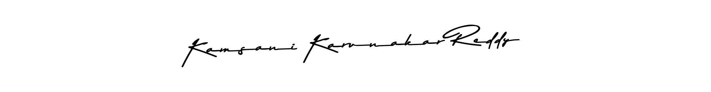 Similarly Asem Kandis PERSONAL USE is the best handwritten signature design. Signature creator online .You can use it as an online autograph creator for name Kamsani Karunakar Reddy. Kamsani Karunakar Reddy signature style 9 images and pictures png