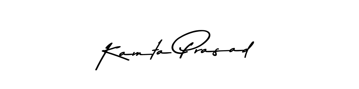 Use a signature maker to create a handwritten signature online. With this signature software, you can design (Asem Kandis PERSONAL USE) your own signature for name Kamta Prasad. Kamta Prasad signature style 9 images and pictures png