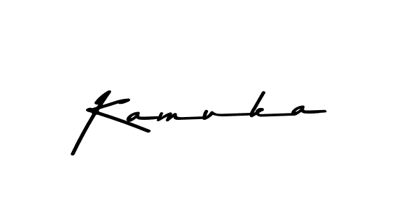 How to make Kamuka name signature. Use Asem Kandis PERSONAL USE style for creating short signs online. This is the latest handwritten sign. Kamuka signature style 9 images and pictures png