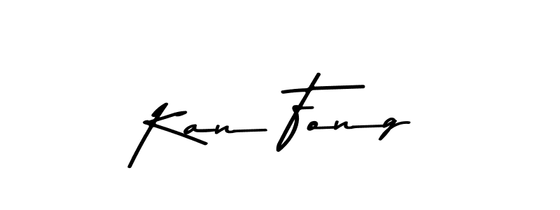 How to make Kan Fong name signature. Use Asem Kandis PERSONAL USE style for creating short signs online. This is the latest handwritten sign. Kan Fong signature style 9 images and pictures png