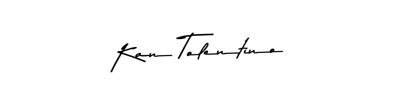 Kan Tolentino stylish signature style. Best Handwritten Sign (Asem Kandis PERSONAL USE) for my name. Handwritten Signature Collection Ideas for my name Kan Tolentino. Kan Tolentino signature style 9 images and pictures png