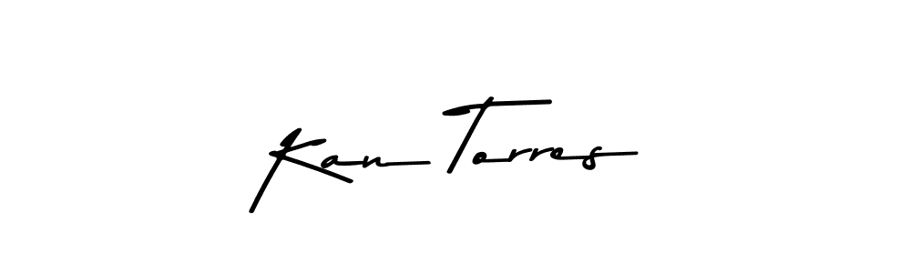 Kan Torres stylish signature style. Best Handwritten Sign (Asem Kandis PERSONAL USE) for my name. Handwritten Signature Collection Ideas for my name Kan Torres. Kan Torres signature style 9 images and pictures png