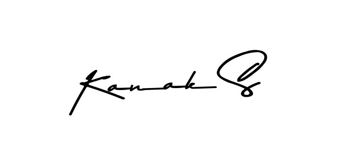 Kanak S stylish signature style. Best Handwritten Sign (Asem Kandis PERSONAL USE) for my name. Handwritten Signature Collection Ideas for my name Kanak S. Kanak S signature style 9 images and pictures png