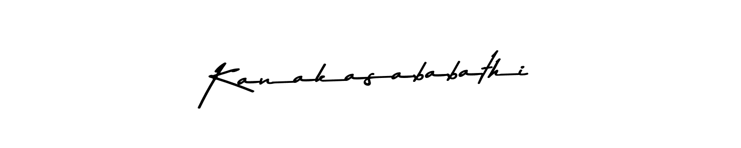 How to make Kanakasababathi signature? Asem Kandis PERSONAL USE is a professional autograph style. Create handwritten signature for Kanakasababathi name. Kanakasababathi signature style 9 images and pictures png