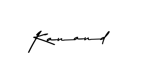 Use a signature maker to create a handwritten signature online. With this signature software, you can design (Asem Kandis PERSONAL USE) your own signature for name Kanand. Kanand signature style 9 images and pictures png