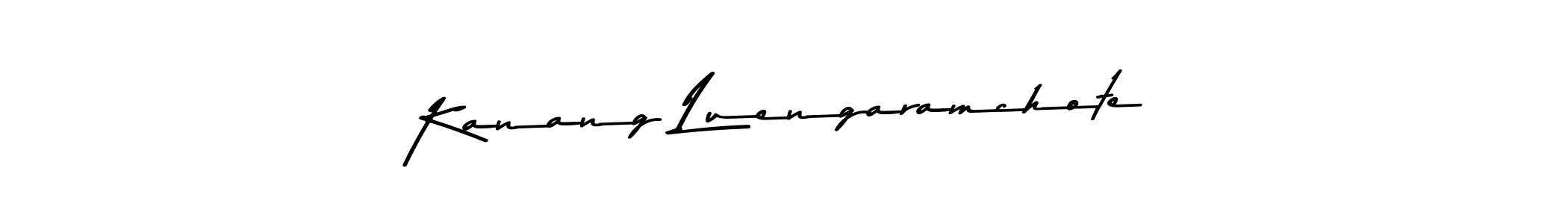 Design your own signature with our free online signature maker. With this signature software, you can create a handwritten (Asem Kandis PERSONAL USE) signature for name Kanang Luengaramchote. Kanang Luengaramchote signature style 9 images and pictures png