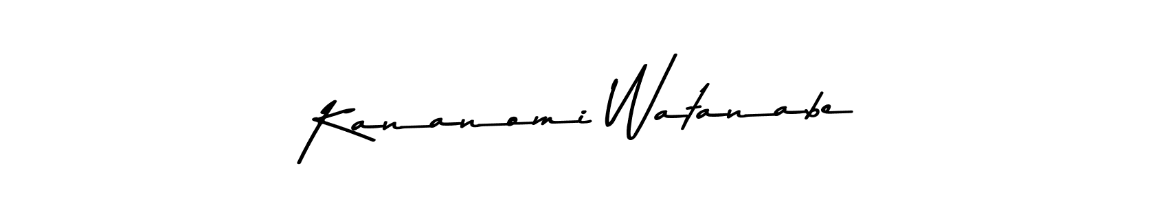 How to make Kananomi Watanabe name signature. Use Asem Kandis PERSONAL USE style for creating short signs online. This is the latest handwritten sign. Kananomi Watanabe signature style 9 images and pictures png