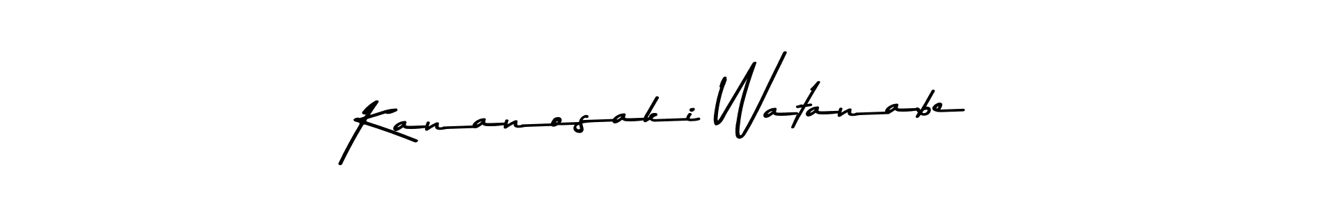 Create a beautiful signature design for name Kananosaki Watanabe. With this signature (Asem Kandis PERSONAL USE) fonts, you can make a handwritten signature for free. Kananosaki Watanabe signature style 9 images and pictures png