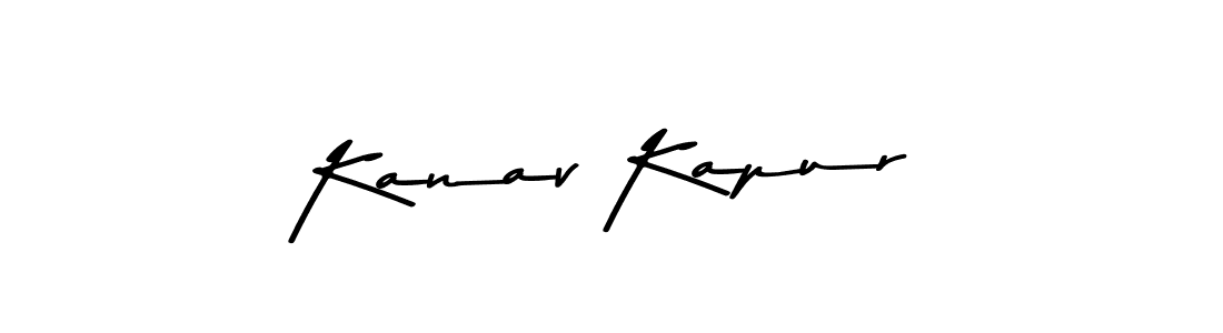 Use a signature maker to create a handwritten signature online. With this signature software, you can design (Asem Kandis PERSONAL USE) your own signature for name Kanav Kapur. Kanav Kapur signature style 9 images and pictures png