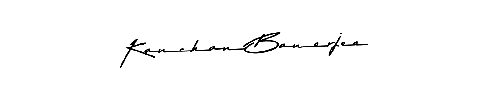 Make a beautiful signature design for name Kanchan Banerjee. With this signature (Asem Kandis PERSONAL USE) style, you can create a handwritten signature for free. Kanchan Banerjee signature style 9 images and pictures png
