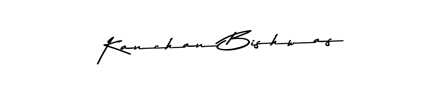 How to make Kanchan Bishwas signature? Asem Kandis PERSONAL USE is a professional autograph style. Create handwritten signature for Kanchan Bishwas name. Kanchan Bishwas signature style 9 images and pictures png