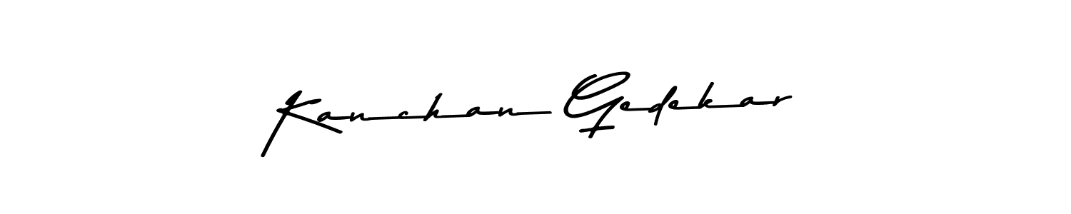 The best way (Asem Kandis PERSONAL USE) to make a short signature is to pick only two or three words in your name. The name Kanchan Gedekar include a total of six letters. For converting this name. Kanchan Gedekar signature style 9 images and pictures png