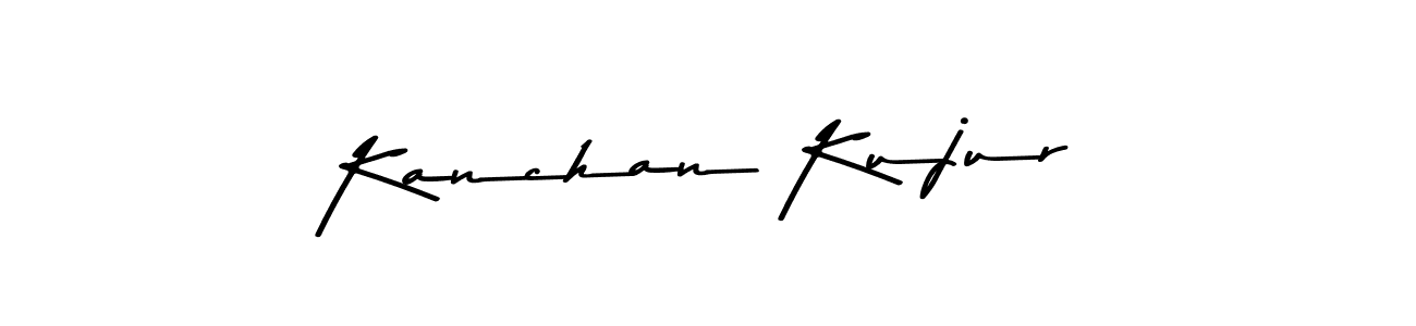 Design your own signature with our free online signature maker. With this signature software, you can create a handwritten (Asem Kandis PERSONAL USE) signature for name Kanchan Kujur. Kanchan Kujur signature style 9 images and pictures png