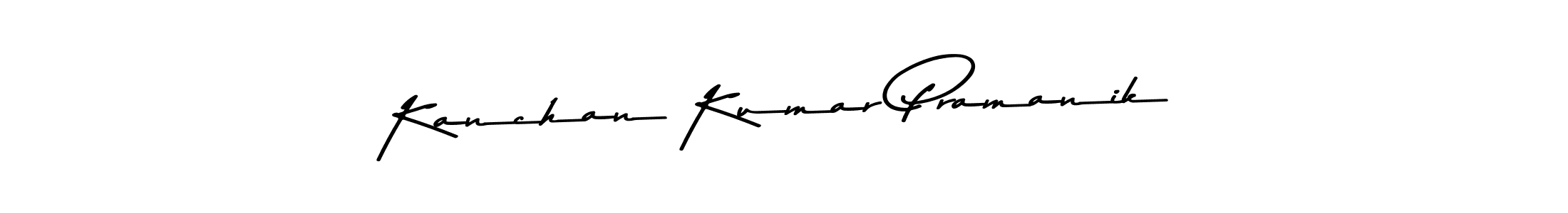 Asem Kandis PERSONAL USE is a professional signature style that is perfect for those who want to add a touch of class to their signature. It is also a great choice for those who want to make their signature more unique. Get Kanchan Kumar Pramanik name to fancy signature for free. Kanchan Kumar Pramanik signature style 9 images and pictures png