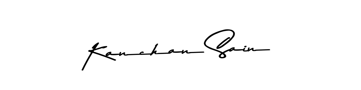 Kanchan Sain stylish signature style. Best Handwritten Sign (Asem Kandis PERSONAL USE) for my name. Handwritten Signature Collection Ideas for my name Kanchan Sain. Kanchan Sain signature style 9 images and pictures png