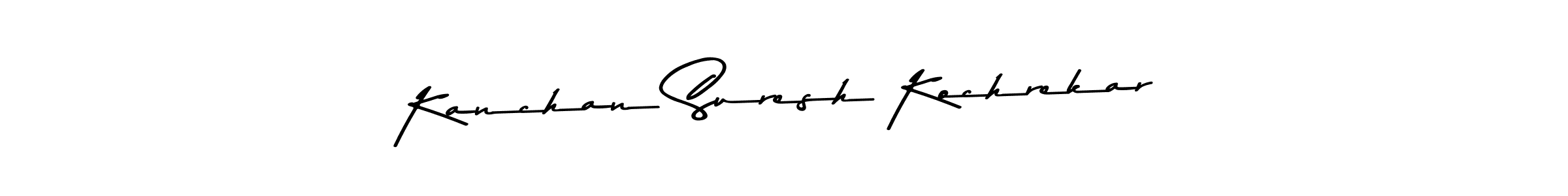 Asem Kandis PERSONAL USE is a professional signature style that is perfect for those who want to add a touch of class to their signature. It is also a great choice for those who want to make their signature more unique. Get Kanchan Suresh Kochrekar name to fancy signature for free. Kanchan Suresh Kochrekar signature style 9 images and pictures png