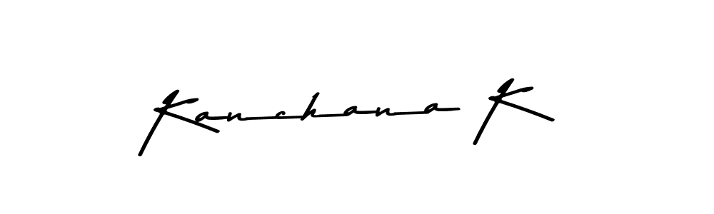Kanchana K stylish signature style. Best Handwritten Sign (Asem Kandis PERSONAL USE) for my name. Handwritten Signature Collection Ideas for my name Kanchana K. Kanchana K signature style 9 images and pictures png