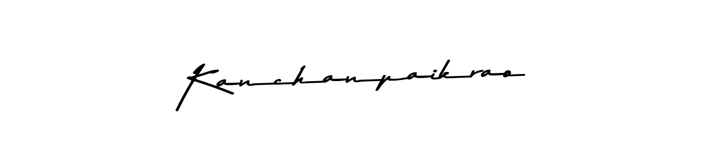 Use a signature maker to create a handwritten signature online. With this signature software, you can design (Asem Kandis PERSONAL USE) your own signature for name Kanchanpaikrao. Kanchanpaikrao signature style 9 images and pictures png