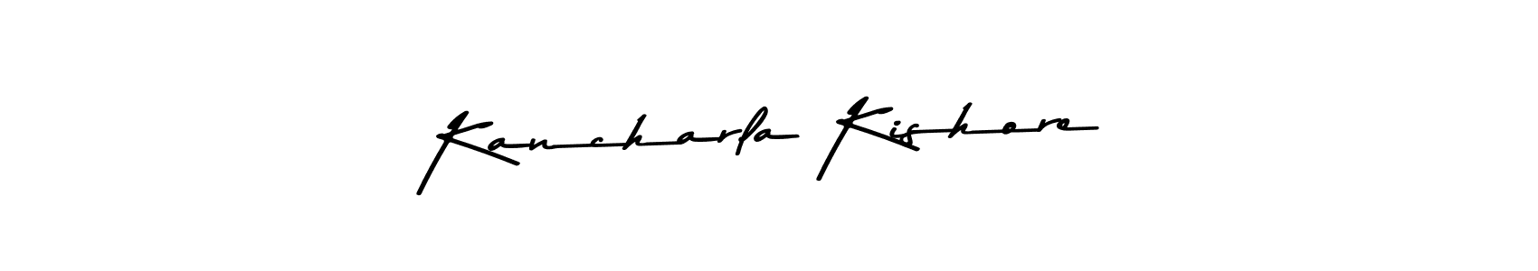 You can use this online signature creator to create a handwritten signature for the name Kancharla Kishore. This is the best online autograph maker. Kancharla Kishore signature style 9 images and pictures png