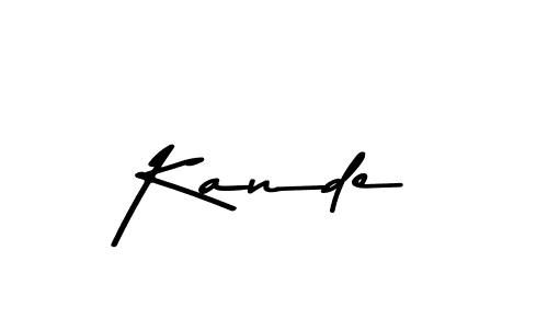 Kande stylish signature style. Best Handwritten Sign (Asem Kandis PERSONAL USE) for my name. Handwritten Signature Collection Ideas for my name Kande. Kande signature style 9 images and pictures png