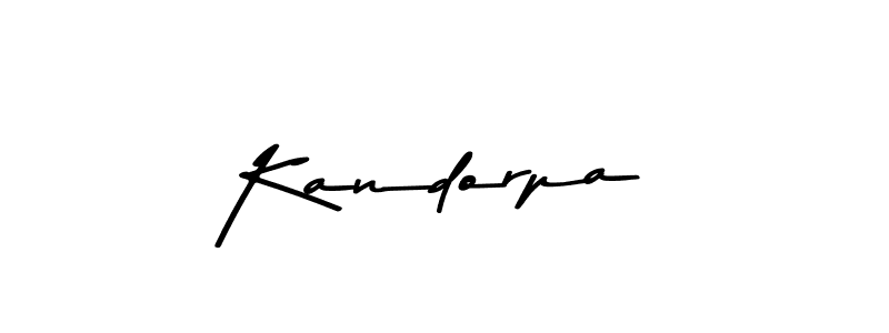 How to make Kandorpa signature? Asem Kandis PERSONAL USE is a professional autograph style. Create handwritten signature for Kandorpa name. Kandorpa signature style 9 images and pictures png
