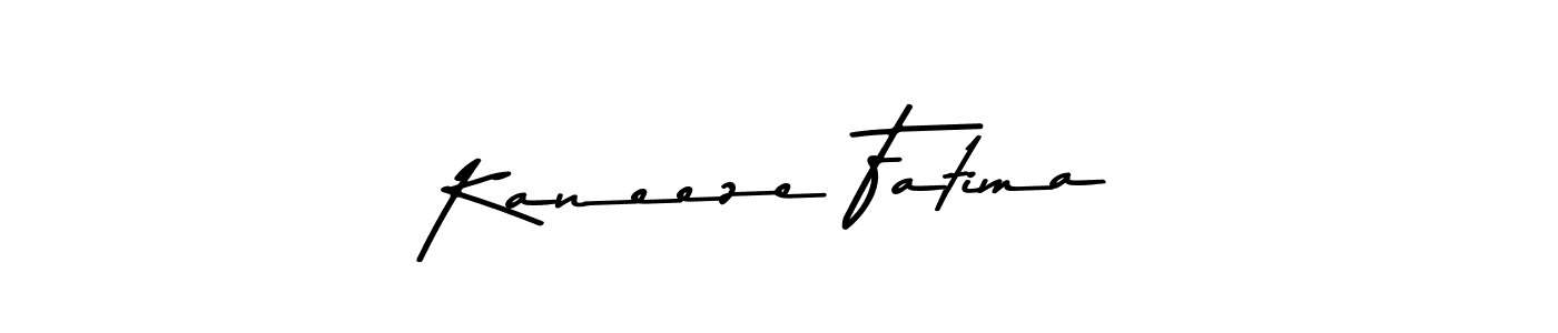 The best way (Asem Kandis PERSONAL USE) to make a short signature is to pick only two or three words in your name. The name Kaneeze Fatima include a total of six letters. For converting this name. Kaneeze Fatima signature style 9 images and pictures png