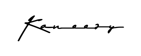 Designed for modern professionals: Kaneezy name signature crafted with Asem Kandis PERSONAL USE script. Ready for digital PDF workflows. Kaneezy signature style 9 images and pictures png
