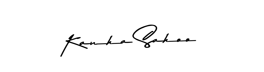How to make Kanha Sahoo name signature. Use Asem Kandis PERSONAL USE style for creating short signs online. This is the latest handwritten sign. Kanha Sahoo signature style 9 images and pictures png