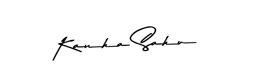 Make a beautiful signature design for name Kanha Sahu. With this signature (Asem Kandis PERSONAL USE) style, you can create a handwritten signature for free. Kanha Sahu signature style 9 images and pictures png