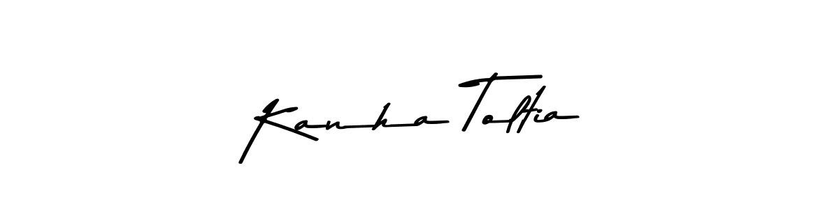 Also You can easily find your signature by using the search form. We will create Kanha Toltia name handwritten signature images for you free of cost using Asem Kandis PERSONAL USE sign style. Kanha Toltia signature style 9 images and pictures png