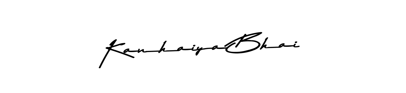 Use a signature maker to create a handwritten signature online. With this signature software, you can design (Asem Kandis PERSONAL USE) your own signature for name Kanhaiya Bhai. Kanhaiya Bhai signature style 9 images and pictures png