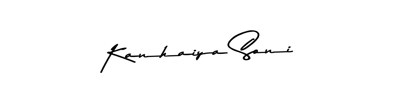 Kanhaiya Soni stylish signature style. Best Handwritten Sign (Asem Kandis PERSONAL USE) for my name. Handwritten Signature Collection Ideas for my name Kanhaiya Soni. Kanhaiya Soni signature style 9 images and pictures png