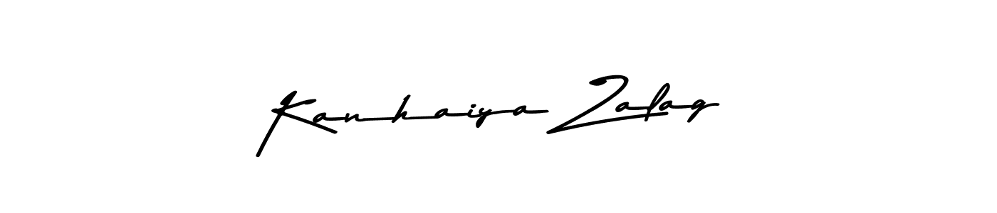 if you are searching for the best signature style for your name Kanhaiya Zalag. so please give up your signature search. here we have designed multiple signature styles  using Asem Kandis PERSONAL USE. Kanhaiya Zalag signature style 9 images and pictures png