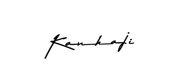 Create a beautiful signature design for name Kanhaji. With this signature (Asem Kandis PERSONAL USE) fonts, you can make a handwritten signature for free. Kanhaji signature style 9 images and pictures png