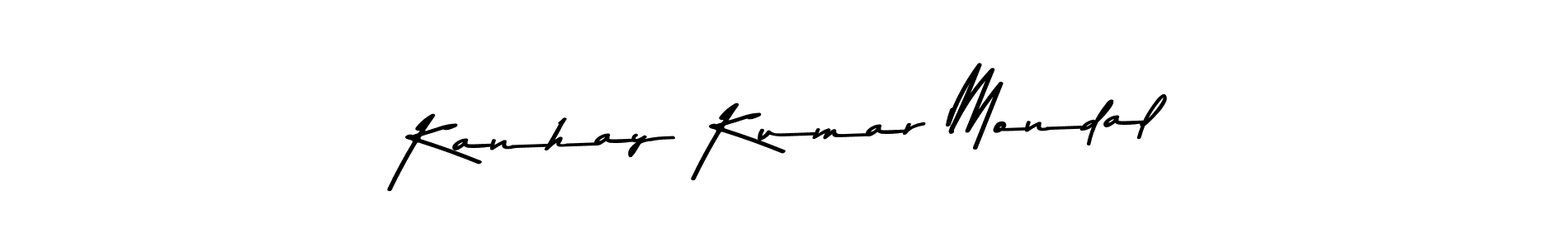 Design your own signature with our free online signature maker. With this signature software, you can create a handwritten (Asem Kandis PERSONAL USE) signature for name Kanhay Kumar Mondal. Kanhay Kumar Mondal signature style 9 images and pictures png