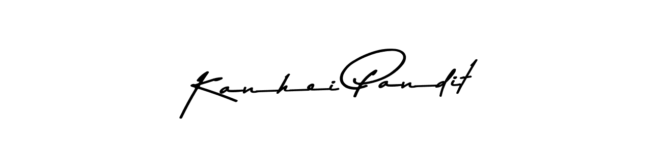 Create a beautiful signature design for name Kanhei Pandit. With this signature (Asem Kandis PERSONAL USE) fonts, you can make a handwritten signature for free. Kanhei Pandit signature style 9 images and pictures png